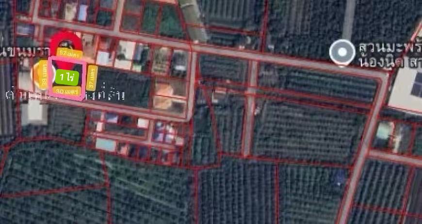 For SaleLandNakhon Pathom : Beautiful land plot for sale, 1 rai, Sam Phran District, Nakhon Pathom Province, near Wat Rai Khing! Suitable for building a house or buying to keep!! Very urgent