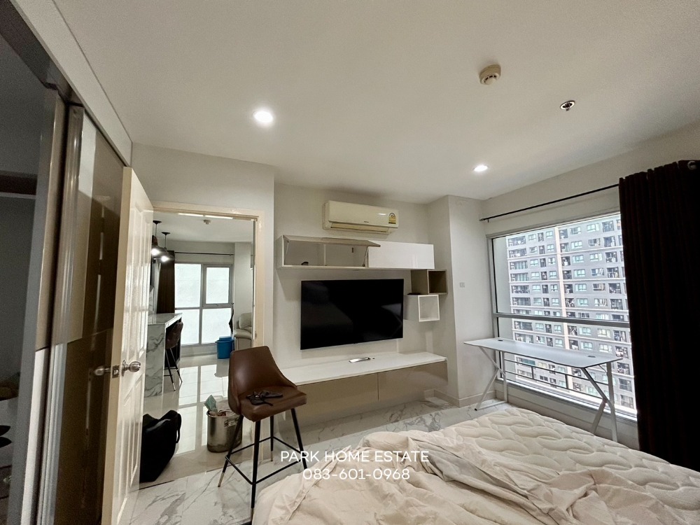 ให้เช่าคอนโดพระราม 9 เพชรบุรีตัดใหม่ RCA : ASPIRE RAMA 9  | 2 ห้องนอน ห้องใหญ่สวยตรงปก เฟอร์นิเจอร์ครบพร้อมอยู่📞 Line : @pukkhome (with @)