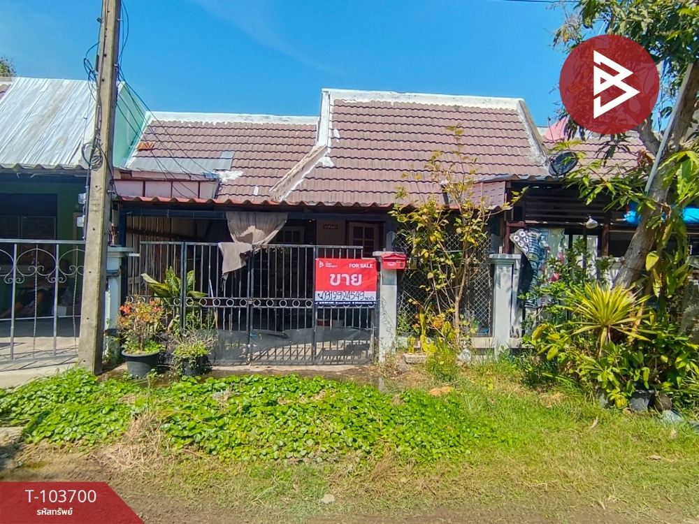 For SaleTownhomeCha-am Phetchaburi : Townhouse for sale, single storey, area 22 sq w, Cha-am, Phetchaburi