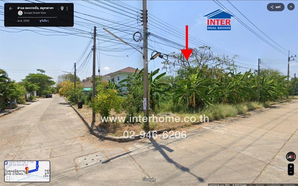 For SaleLandMahachai Samut Sakhon : Vacant land 104.6 sq.w. Vacant land near Mahachai Muang Mai fresh market, Soi 5-06, Rama 2 Road, Ekachai Road, Mueang Samut Sakhon, Samut Sakhon