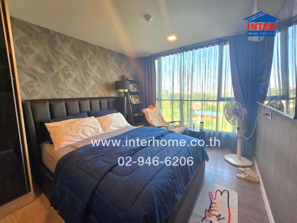 For SaleCondoBangna, Bearing, Lasalle : Condominium 28.54 sq.m. Atmoz Tropicana Bangna, next to Soi Bangna-Trad 56, Bangna-Trad Road, Srinakarin Road, Bangna District, Bangkok