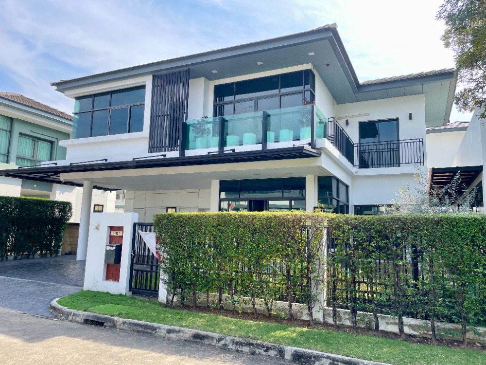 ขายบ้านพัฒนาการ ศรีนครินทร์ : 🔥ขาย บ้านเดี่ยว 2 ชั้น เศรษฐสิริ (ศรีนครินทร์-พระราม 9) Setthasiri  Srinakarin-Rama9 77 ตร.ว. 3 นอน 3 น้ำ 3 จอดรถ แปลงมุม ติดสวน ถ.กรุงเทพกรีฑา 7 ใกล้จุดขึ้นลงทางด่วนพระราม 9