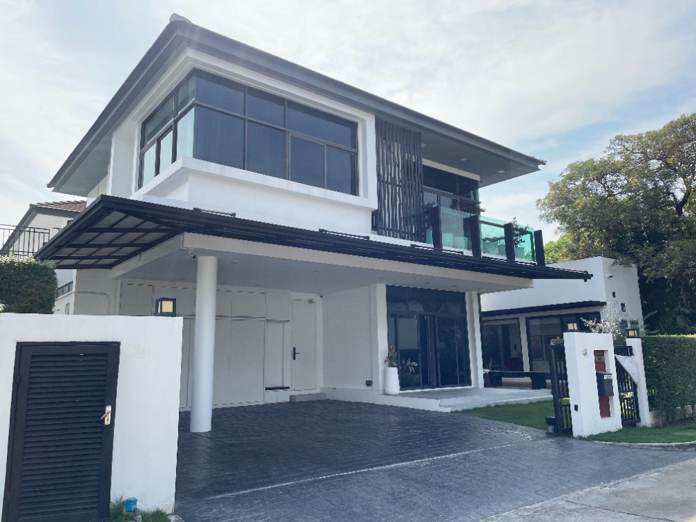 For SaleHousePattanakan, Srinakarin : 🔥For sale Setthasiri Srinakarin-Rama9  2-storey detached house, 77 sq m., 3 bedrooms, 3 bathrooms, 3 parking spaces, corner plot, next to the garden, Krungthep Kreetha Road 7, near the entrance/exit of Rama 9 Expressway