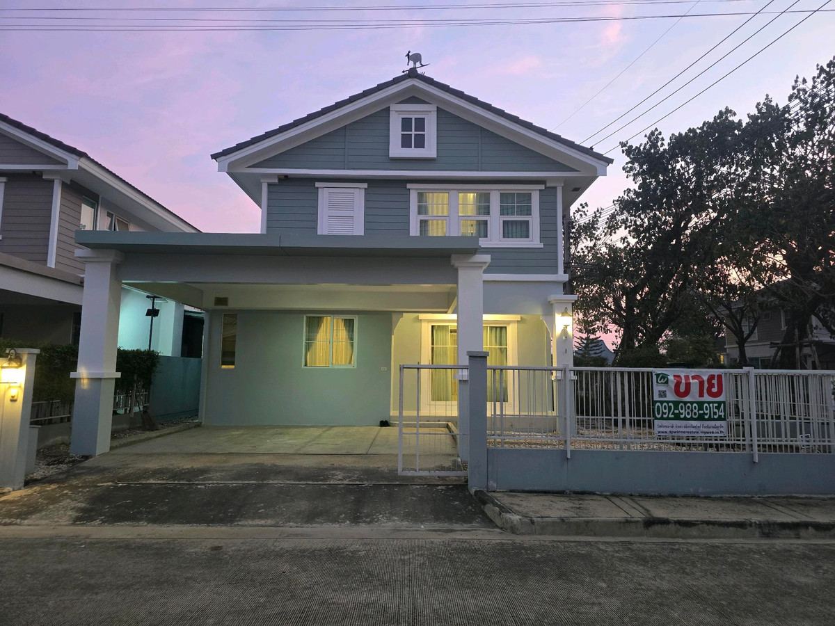 For SaleHouseMahachai Samut Sakhon : For sale: Village Village, Rama 2, area 51 sq m, corner house, good condition, ready to move in, near school