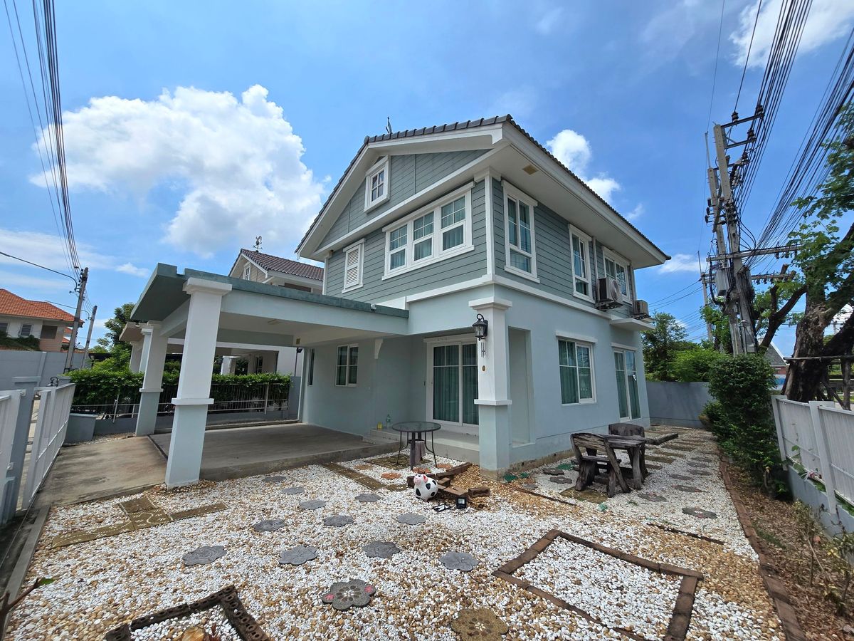 ขายบ้านมหาชัย สมุทรสาคร : ขายบ้านเดี่ยว วิลเลจจิโอ พระราม 2  บนเนื้อที่ 51.2 ตร.ว. หลังริม ถนนเมน ต้นโครงการ ปรับราคาพิเศษ