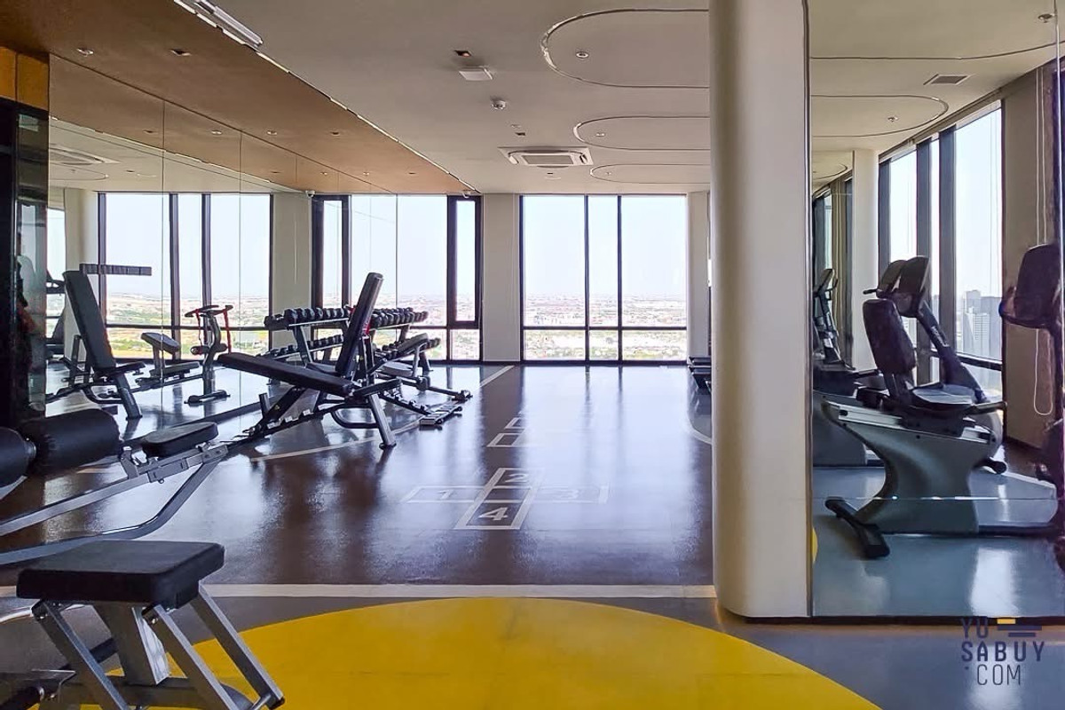 For RentCondoBangna, Bearing, Lasalle : For the new condo, Noble New Mega Plus, 20th floor, price 26,500 baht/month