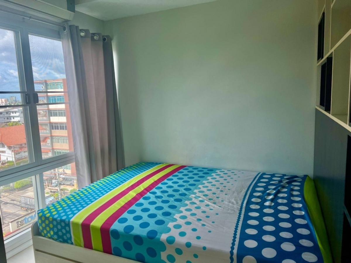 For RentCondoOnnut, Udomsuk : 🩷🌈For rent🧸🌳🌷The log 3 (The log 3 Sukhumvit 101/1) 🧸Size 28 sq m, 4th floor, Building L// Studio room 7,000 baht, bathroom, open view 🪧