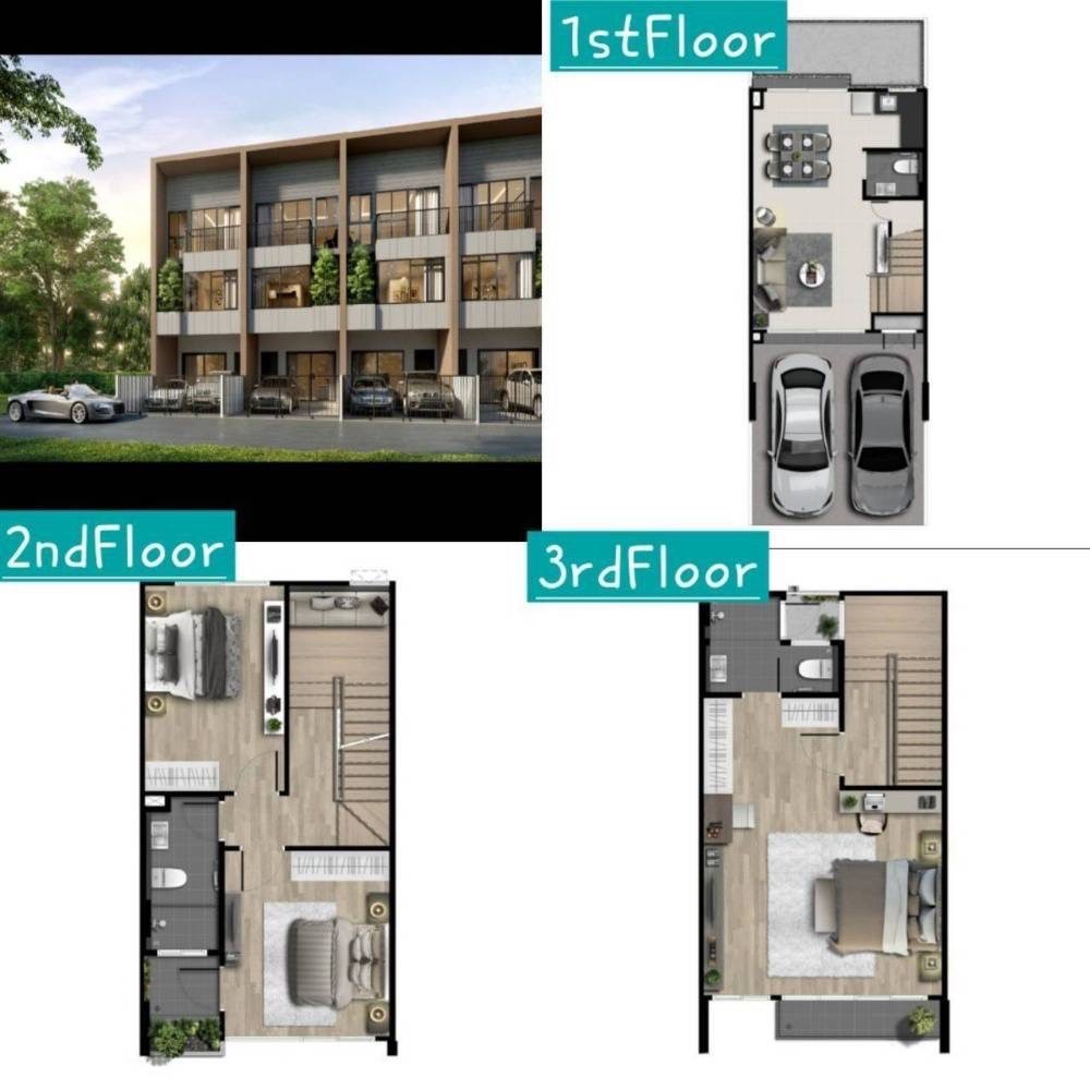 For RentTownhomeMin Buri, Romklao : ✅ TBRKK101 ✅ Line : @p2nproperty