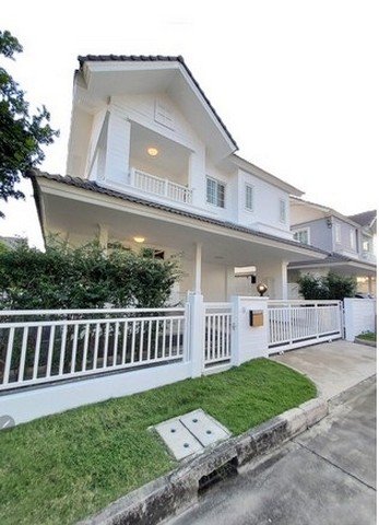 For SaleHouseNawamin, Ramindra : Code C6601, selling a 2-storey detached house, Burasiri Panya Intra project, Khlong Song Road, near Chatuchak Expressway, near Hathai Rat