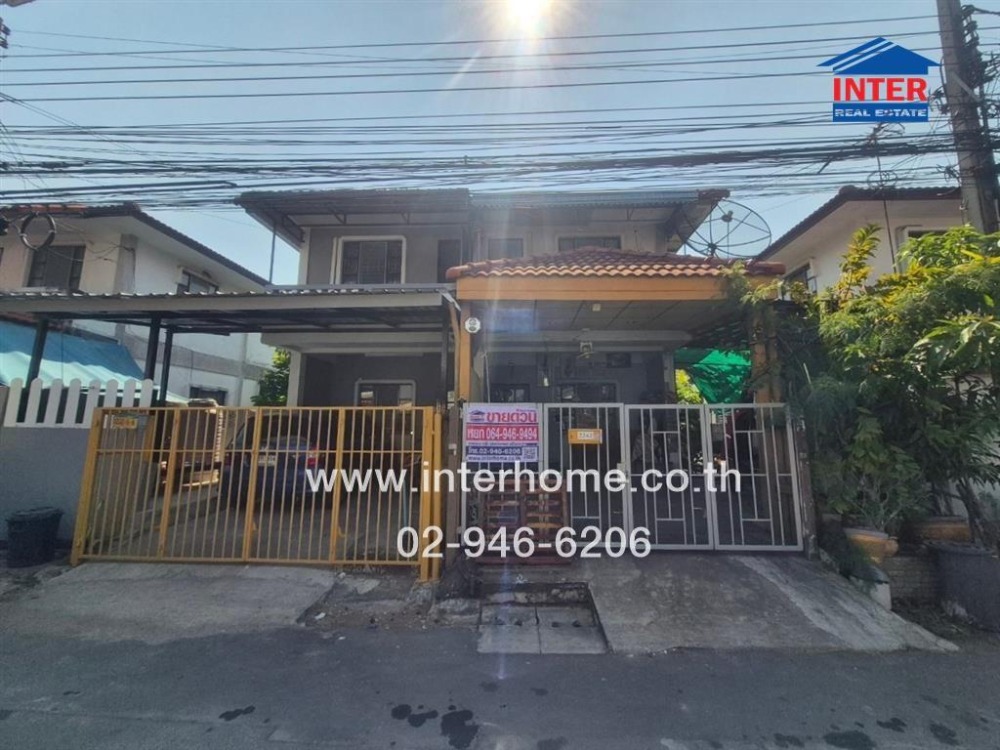 For SaleHouseEakachai, Bang Bon : 2-storey twin house, 25.5 sq.w., Phra Pin Village 5, Soi 25, Soi Ekkachai 109, Ekkachai-Bang Bon 3 Road, Kanchanaphisek Road, Bang Bon District, Bangkok