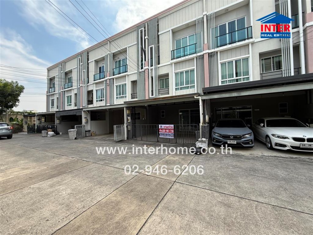 ขายทาวน์โฮมพัฒนาการ ศรีนครินทร์ : ทาวน์โฮม 3 ชั้น 20.6 ตร.ว. หมู่บ้านพาทิโอพัฒนาการ ซอยพัฒนาการ38 ถนนพัฒนาการ เขตสวนหลวง กรุงเทพมหานคร