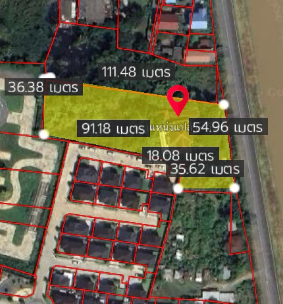 ขายที่ดินปทุมธานี รังสิต ธรรมศาสตร์ : ขายที่ดินขนาดใหญ่กว่า 3 ไร่ ห่างจากถนน 347 (ปทุมธานี-บางปะหัน) เพียง 500 เมตร! ใกล้จุดขึ้นลงบางพูน 5 กิโลเมตร