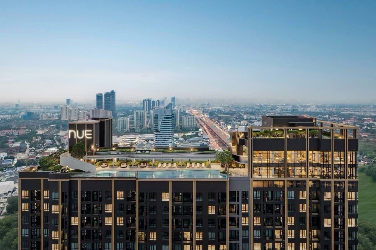 For RentCondoBangna, Bearing, Lasalle : For the new condo, Noble New Mega Plus, 20th floor, price 26,500 baht/month