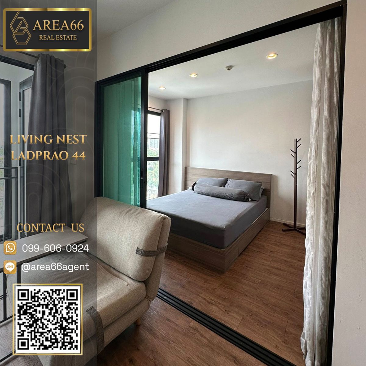 For SaleCondoChokchai 4, Ladprao 71, Ladprao 48, : 🔥 For sale!! Living Nest Condo Lat Phrao 44