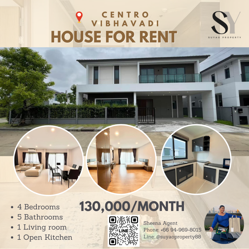 For RentHouseVipawadee, Don Mueang, Lak Si : 🏡Centro Vibhavadi🏡