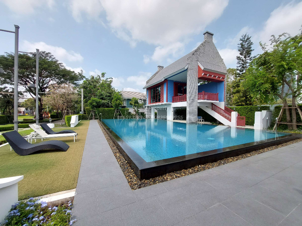 For SaleHouseBangna, Bearing, Lasalle : Single house in Soi Ratchawinit Bangkaew, near shopping mall, near school, from Land&House, 4 parking spaces