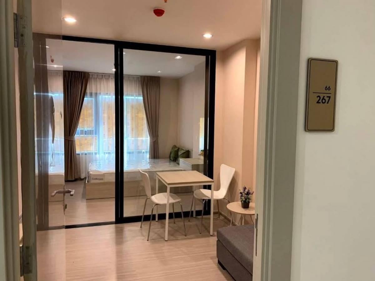 For RentCondoSamut Prakan,Samrong : Urgently for rent Aspire Erawan Pirme Building A, 10th floor, project garden view, size 32.00 sq m., price 12,000 baht
