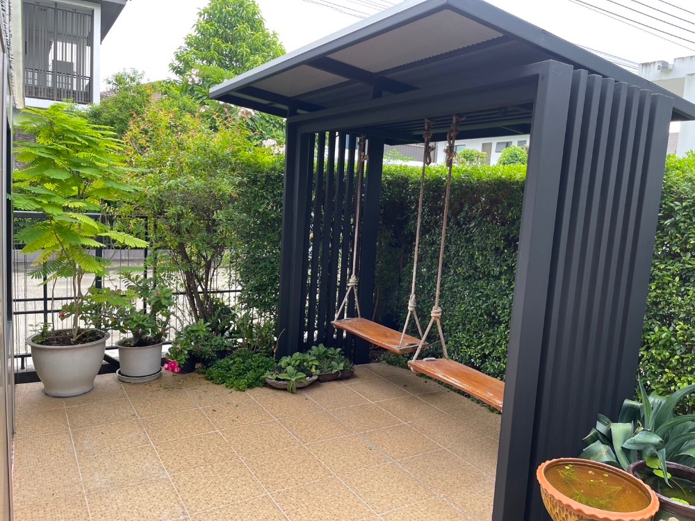 For SaleHouseBangna, Bearing, Lasalle : Single house, ready to move in, Soi Ratchawinit Bangkaew, Manthana 1, Bangna, Km.7