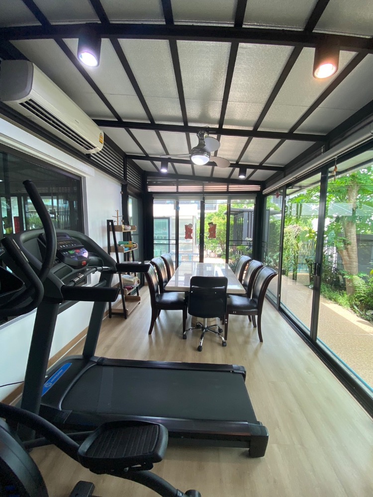 For SaleHouseBangna, Bearing, Lasalle : Single house, ready to move in, Soi Ratchawinit Bangkaew, Manthana 1, Bangna, Km.7