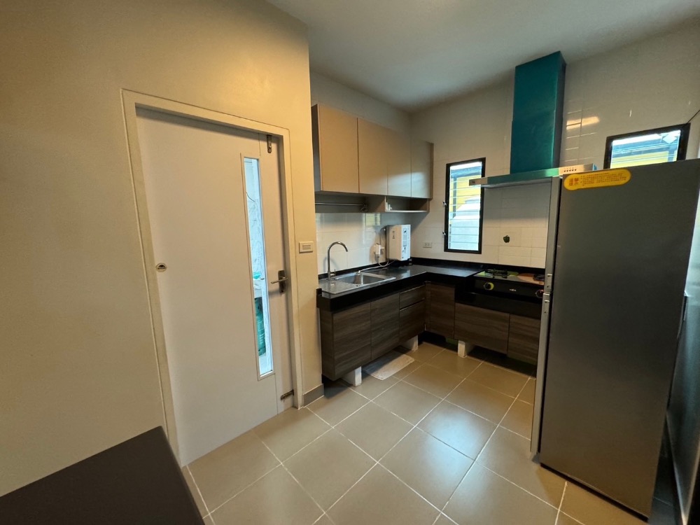 For SaleHouseBangna, Bearing, Lasalle : Single house, ready to move in, Soi Ratchawinit Bangkaew, Manthana 1, Bangna, Km.7