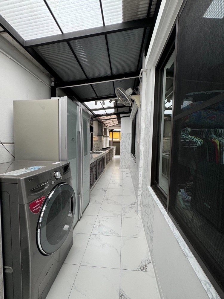 For SaleHouseBangna, Bearing, Lasalle : Single house, ready to move in, Soi Ratchawinit Bangkaew, Manthana 1, Bangna, Km.7