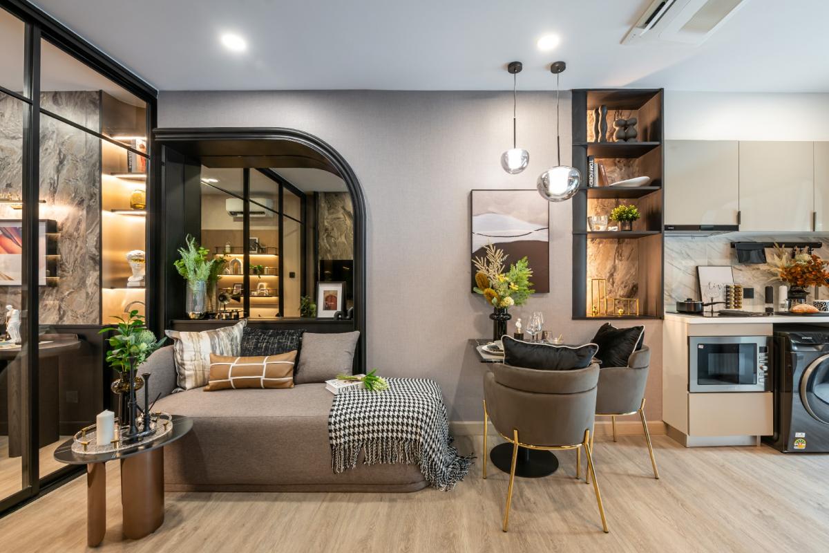 Sale DownCondoWongwianyai, Charoennakor : 🔥 Urgent! The hottest room, selling fast, full view of ICONSIAM + river!🎆 Watch New Year's fireworks from your private room immediately!🏢 1 Bedroom Plus, highest floor, this room has only 1 room per floor!