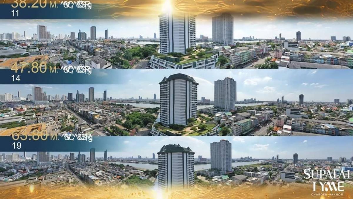 Sale DownCondoWongwianyai, Charoennakor : 🔥 Urgent! The hottest room, selling fast, full view of ICONSIAM + river!🎆 Watch New Year's fireworks from your private room immediately!🏢 1 Bedroom Plus, highest floor, this room has only 1 room per floor!