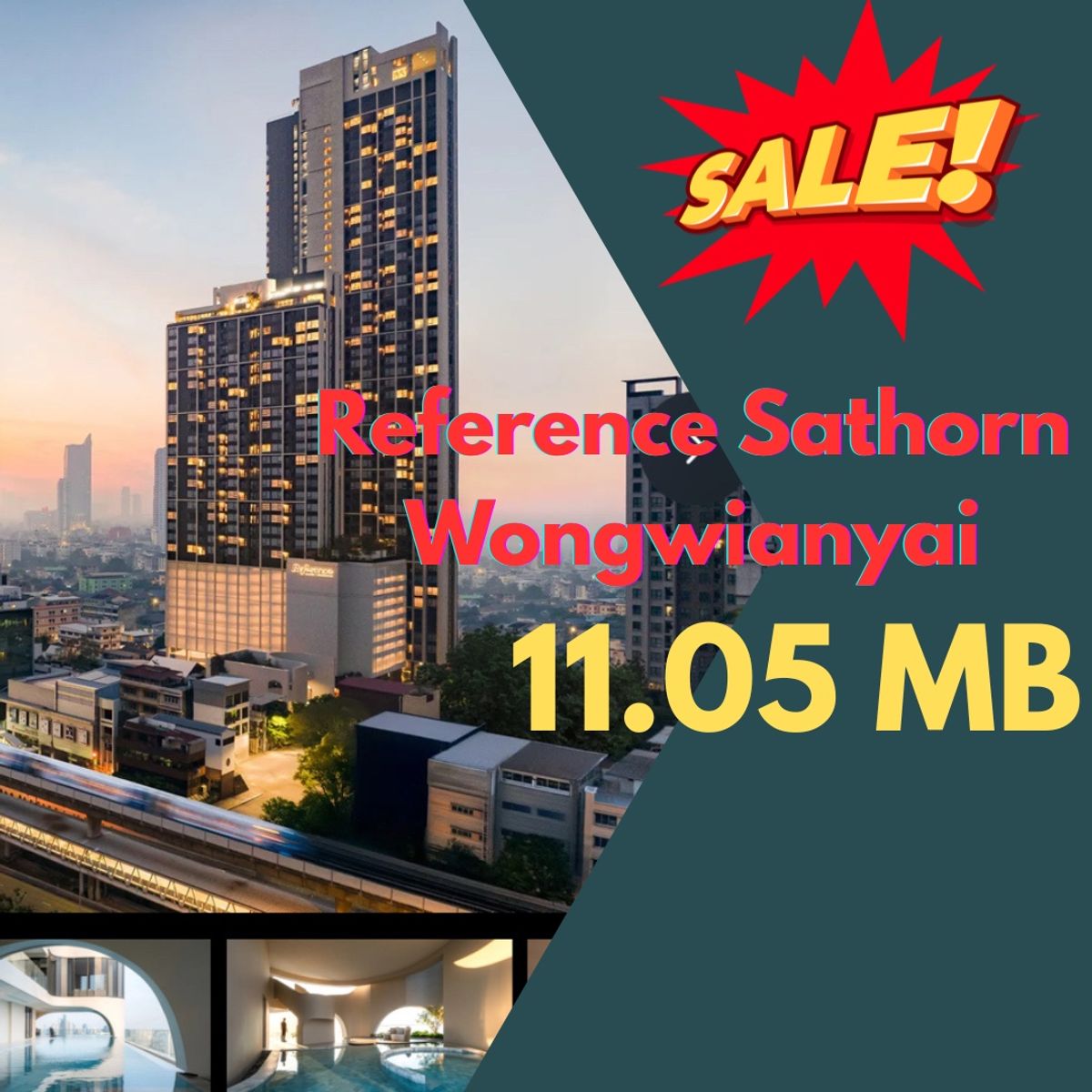For SaleCondoWongwianyai, Charoennakor : 💥💥Budget Park: 2 Bridgestone Lumber River View, Por 10.2 MB**, 63 SL, BTS Wongwian Yai// ☎️ 063-273-5265 (Johannesburg)
