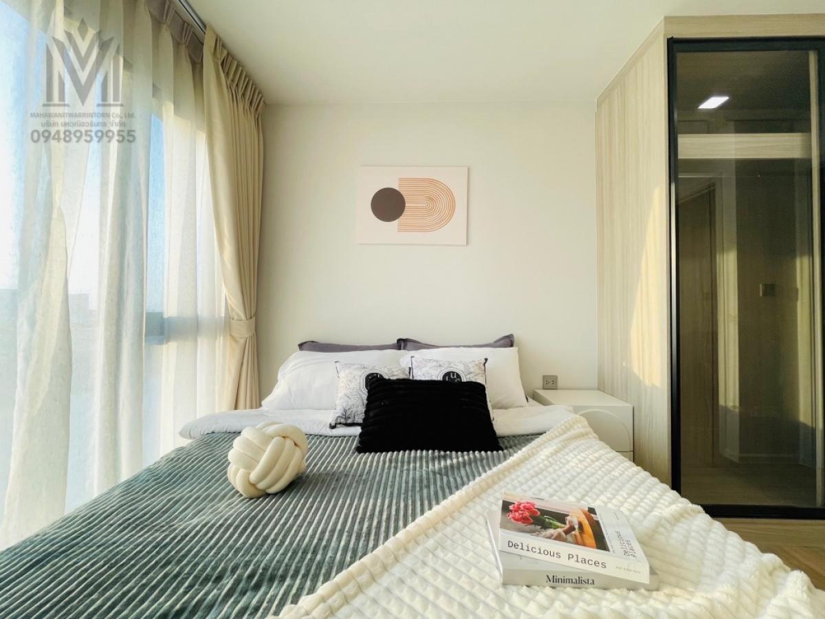 For RentCondoMin Buri, Romklao : 🔥🔥🔥 For rent Atmoz Flow Minburi (Atmoz Flow Minburi) fully furnished, ready to move in, beautiful room, Building A, 7th floor, only 8,000 baht, pets not allowed.