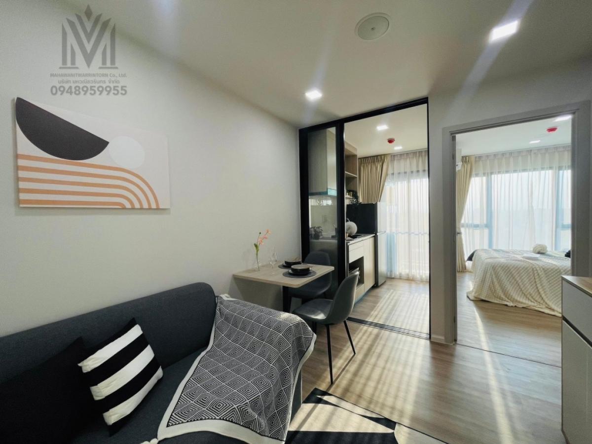 For RentCondoMin Buri, Romklao : 🔥🔥🔥 For rent Atmoz Flow Minburi (Atmoz Flow Minburi) fully furnished, ready to move in, beautiful room, Building A, 7th floor, only 8,000 baht, pets not allowed.