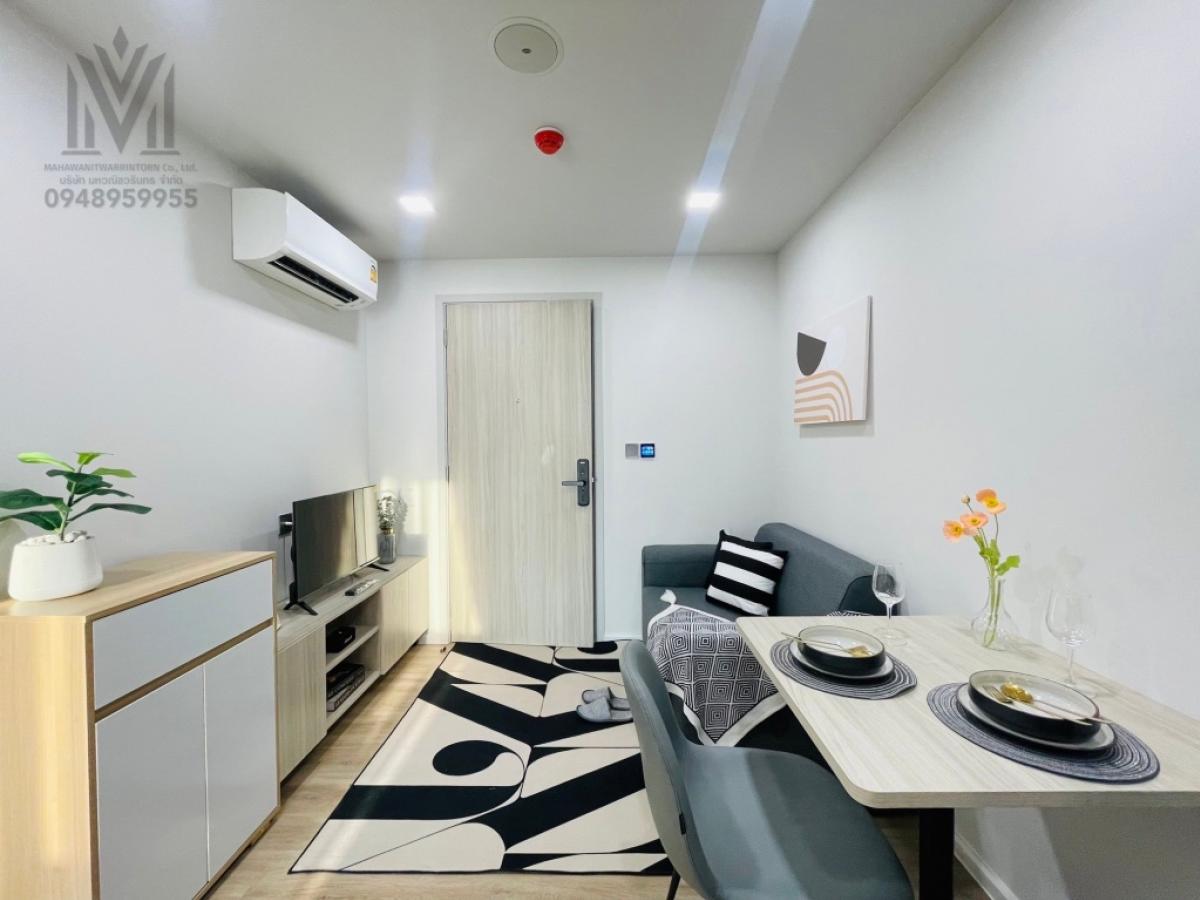 For RentCondoMin Buri, Romklao : 🔥🔥🔥 For rent Atmoz Flow Minburi (Atmoz Flow Minburi) fully furnished, ready to move in, beautiful room, Building A, 7th floor, only 8,000 baht, pets not allowed.