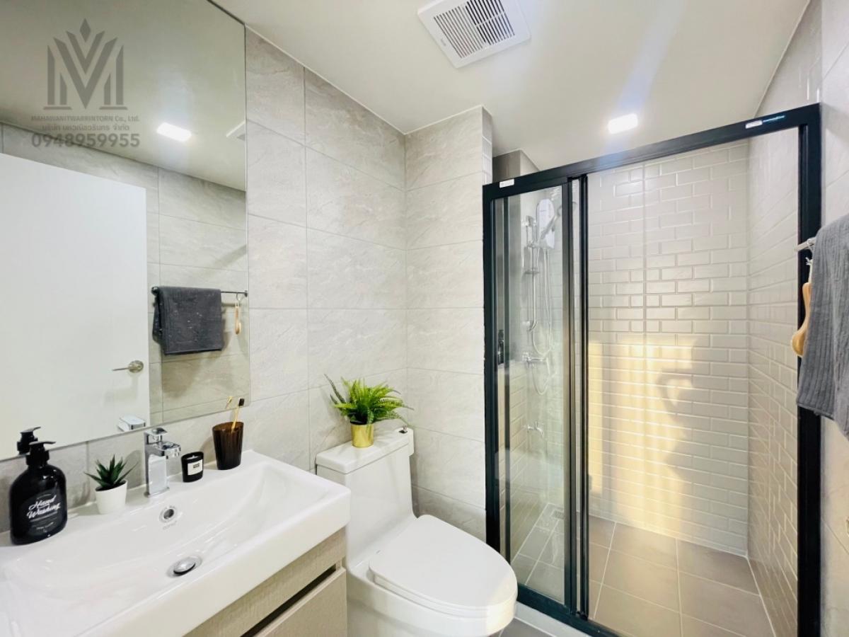 For RentCondoMin Buri, Romklao : 🔥🔥🔥 For rent Atmoz Flow Minburi (Atmoz Flow Minburi) fully furnished, ready to move in, beautiful room, Building A, 7th floor, only 8,000 baht, pets not allowed.