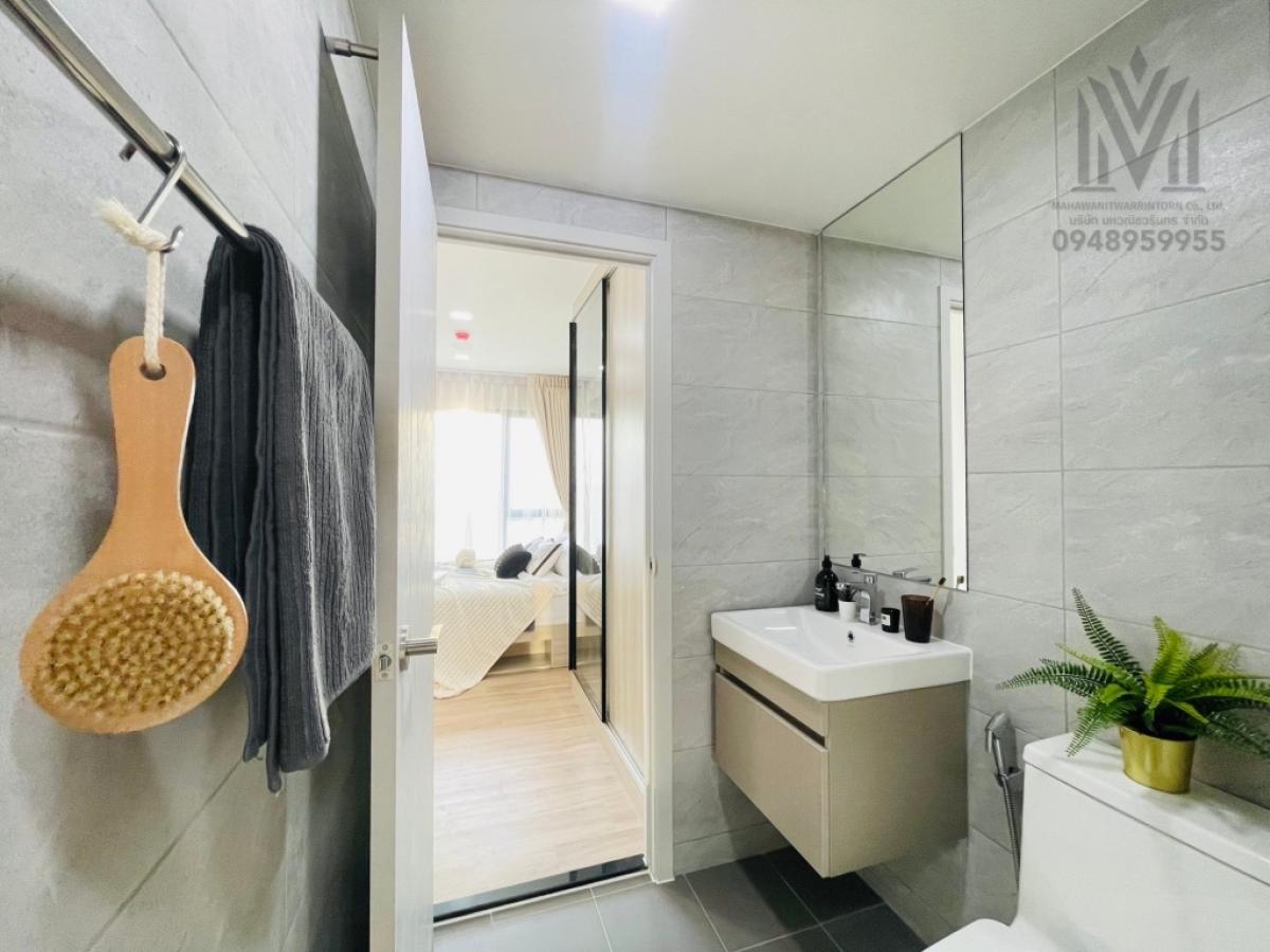 For RentCondoMin Buri, Romklao : 🔥🔥🔥 For rent Atmoz Flow Minburi (Atmoz Flow Minburi) fully furnished, ready to move in, beautiful room, Building A, 7th floor, only 8,000 baht, pets not allowed.