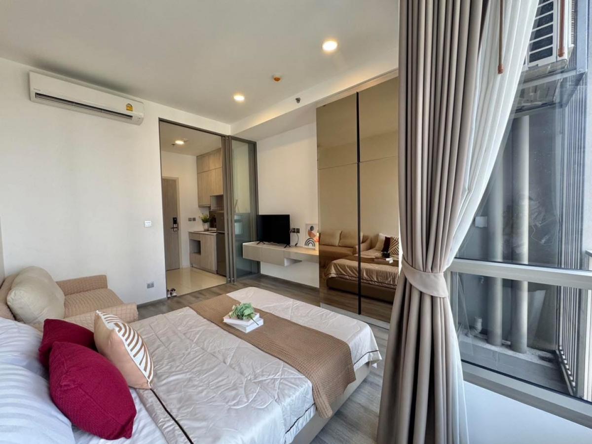 For SaleCondoKasetsart, Ratchayothin : Condo for sale, Miti Chiva Kaset Station, corner room, good condition, near BTS Kasetsart University, only 150 meters.