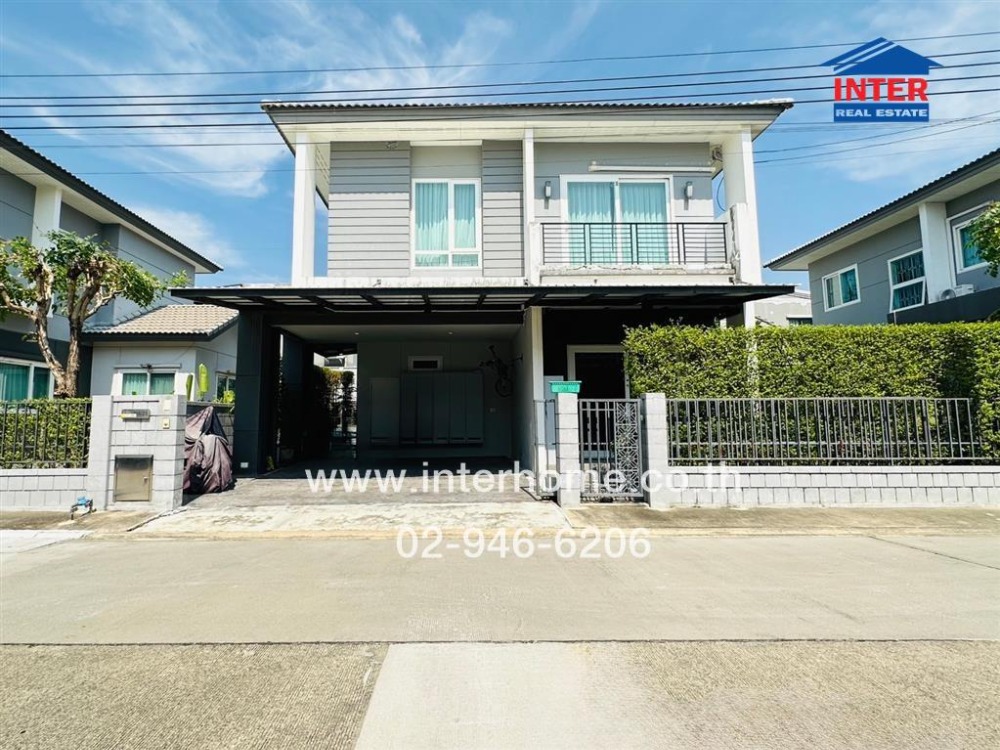For SaleHouseNonthaburi, Bang Yai, Bangbuathong : 2-storey detached house, 51.8 sq m., The City Village, Bang Yai, near Bang Yai Market, Soi Song Phi Nong (Soi 4), Kanchanaphisek Road, Thanon Rattanathibet, Bang Yai, Nonthaburi
