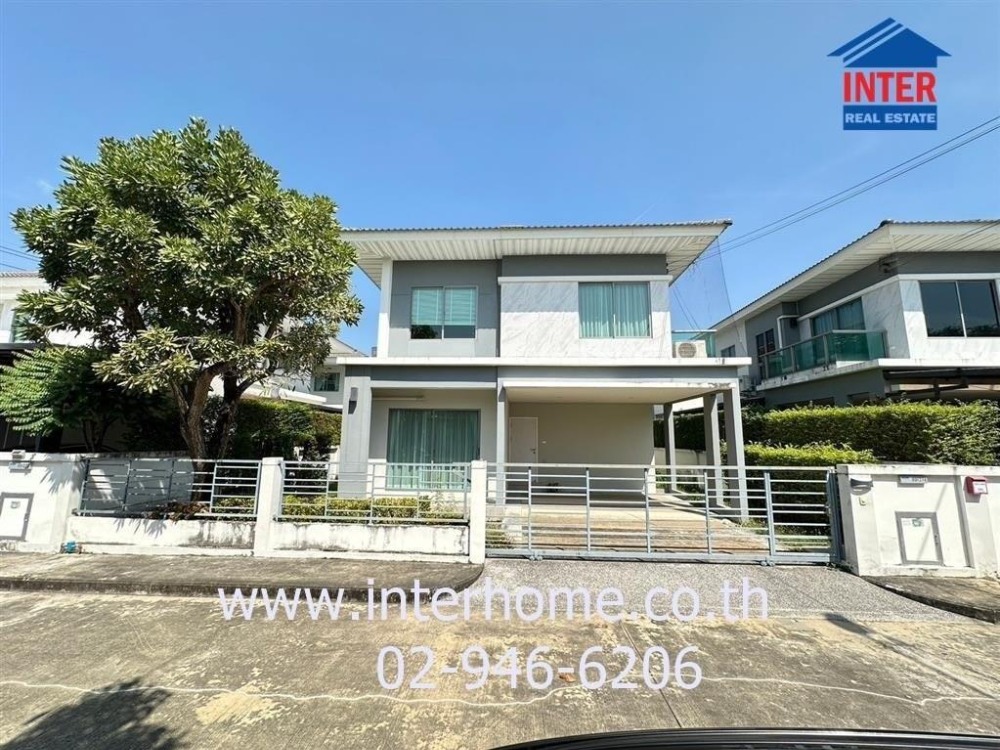 For SaleHouseRama5, Ratchapruek, Bangkruai : 2-storey detached house, 50.6 sq.w., Perfect Place Village 4, Ratchaphruek, Soi Ban Sai Ma, Soi Bang Rak 16, Ratchaphruek Road, Rattanathibet Road, Mueang Nonthaburi, Nonthaburi