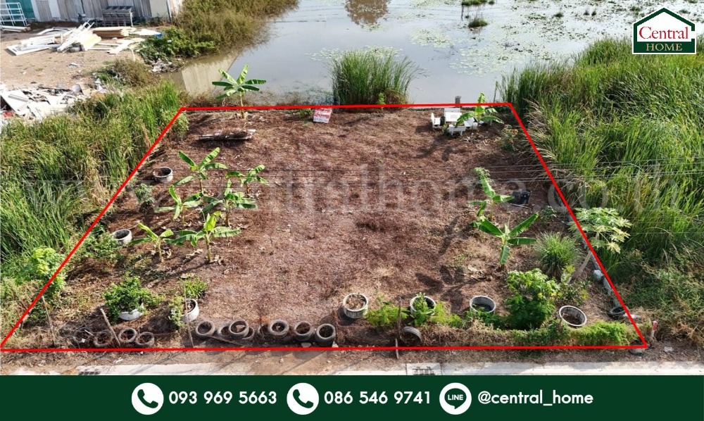 For SaleLandPathum Thani,Rangsit, Thammasat : Vacant land 100 sq.w., Soi Bongkot 71, Khlong 2, Khlong Luang - Pathum Thani