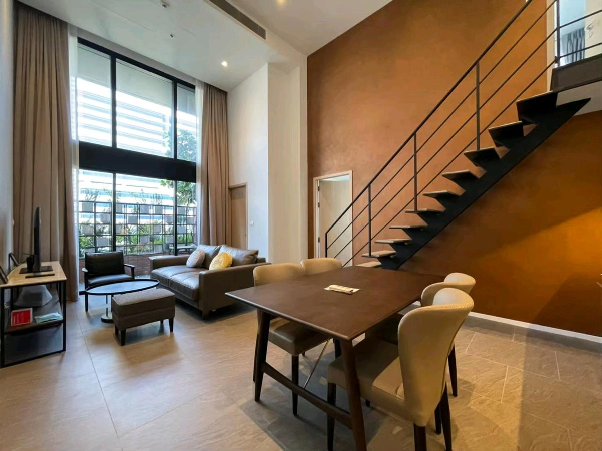 ให้เช่าคอนโดสีลม ศาลาแดง บางรัก : 📌For RENT เช่า | The Lofts Silom  2BR (71 sqm) Special unit with Private Garden 68,000 THB/month