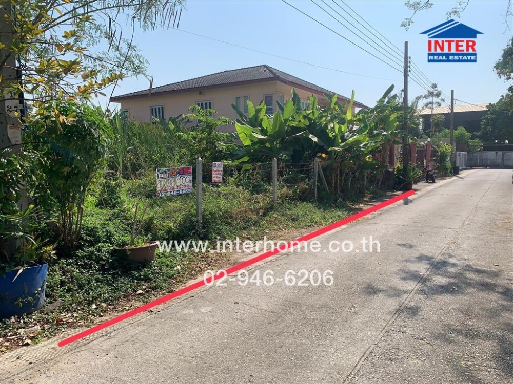 For SaleLandNawamin, Ramindra : Land 100 sq.w., vacant land, Soi Ram Intra 64, Soi Suan Siam 16, Intersection 3, near Fashion Island shopping mall, Ratchada-Ram Intra Road, Suan Siam Road, Khan Na Yao District, Bangkok