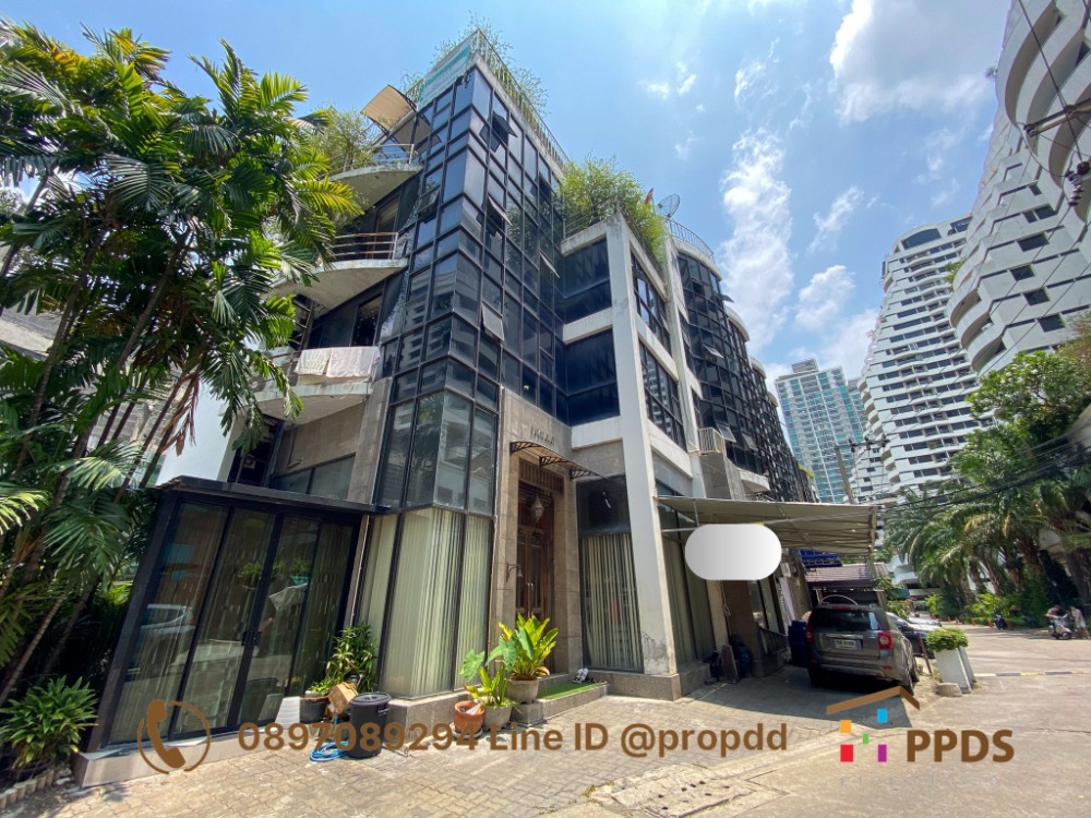 For SaleShop HouseSukhumvit, Asoke, Thonglor : Office Building (Home Office) for Sale in Sukhumvit 39 – Below Bank Appraisal Price