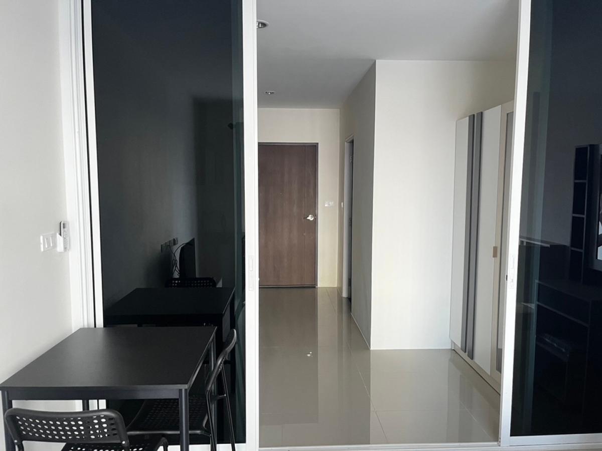 For RentCondoPattanakan, Srinakarin : Condo for rent Asgarn Place Srinakarin, the room on the 2nd floor, size 26.31 sqm, near Tesco Lotus Phatthanakan 10min walk to  BTS huamak