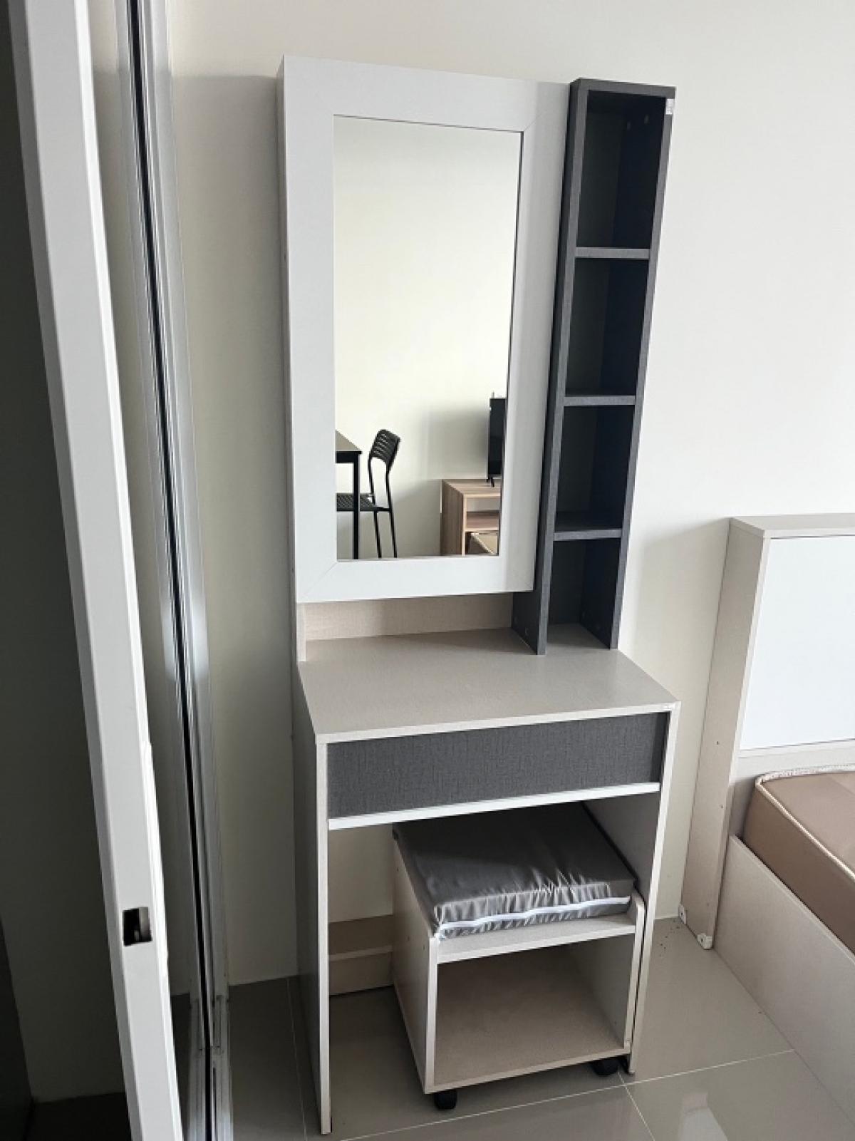 For RentCondoPattanakan, Srinakarin : Condo for rent Asgarn Place Srinakarin, the room on the 2nd floor, size 26.31 sqm, near Tesco Lotus Phatthanakan 10min walk to  BTS huamak