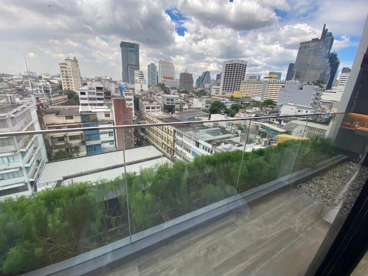 ให้เช่าคอนโดสีลม ศาลาแดง บางรัก : 📌For RENT เช่า | The Lofts Silom  2BR (71 sqm) Special unit with Private Garden 68,000 THB/month