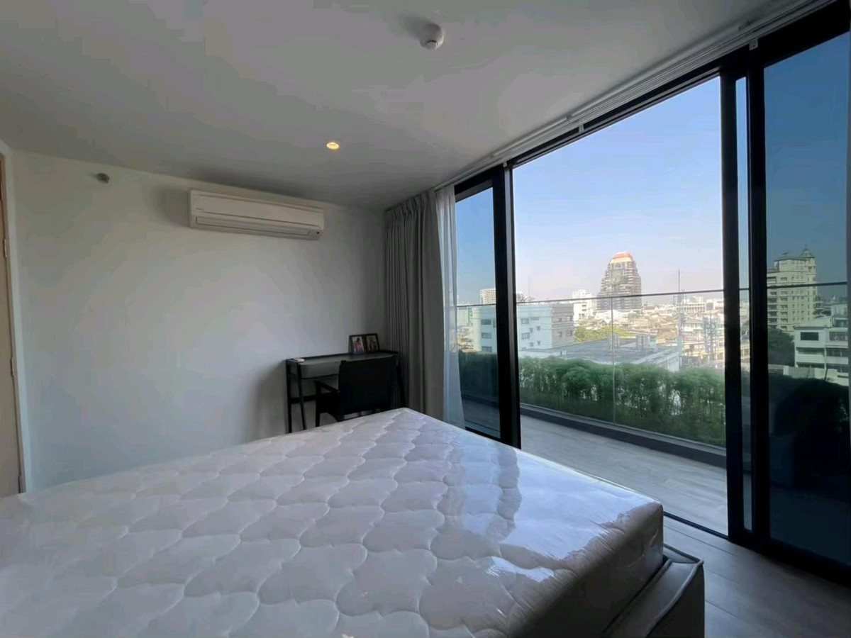 ให้เช่าคอนโดสีลม ศาลาแดง บางรัก : 📌For RENT เช่า | The Lofts Silom  2BR (71 sqm) Special unit with Private Garden 68,000 THB/month
