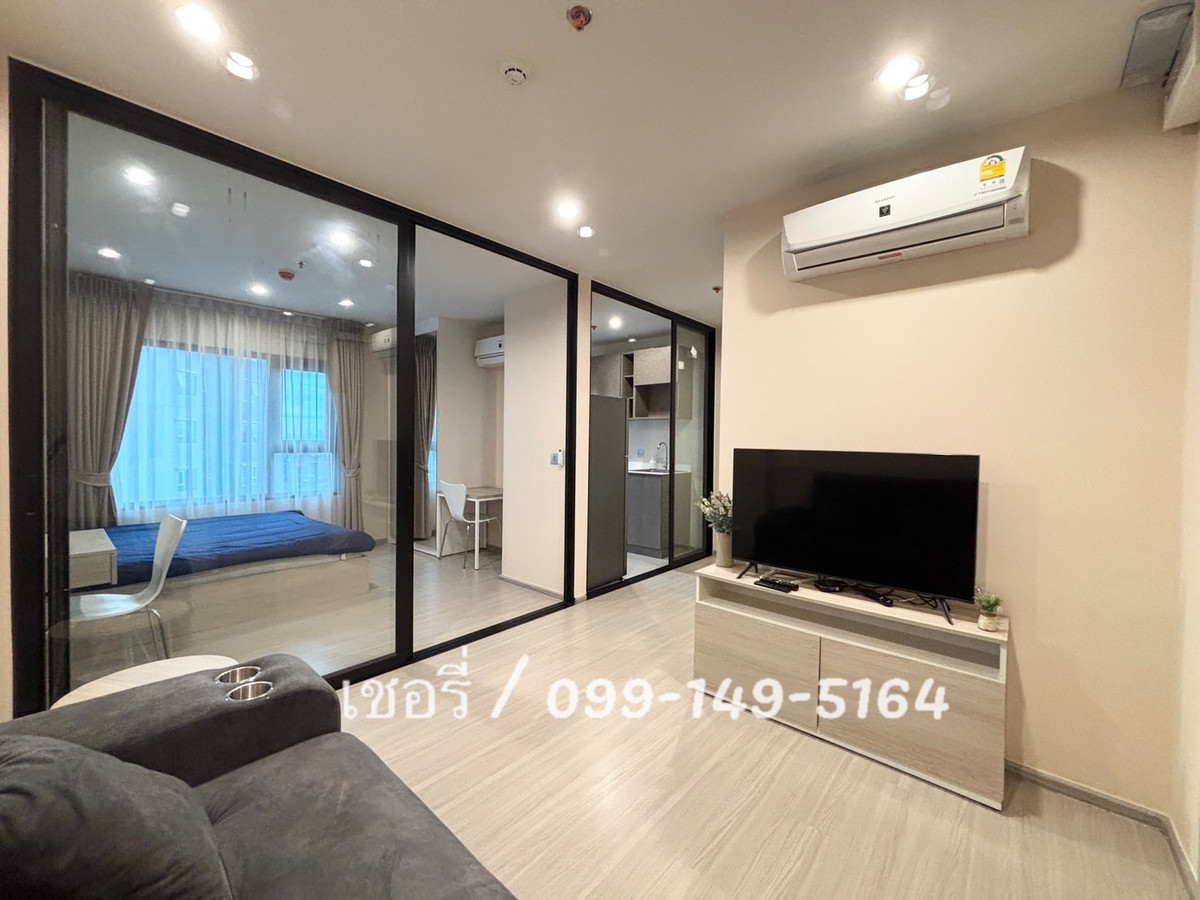 For RentCondoSamut Prakan,Samrong : Rent Aspire Erawan Prime. The big room is full. There are air conditioners in all rooms for free. Clear the air with complete furniture. The central part is full. Next to BTS Erawan / call 099-149-5164