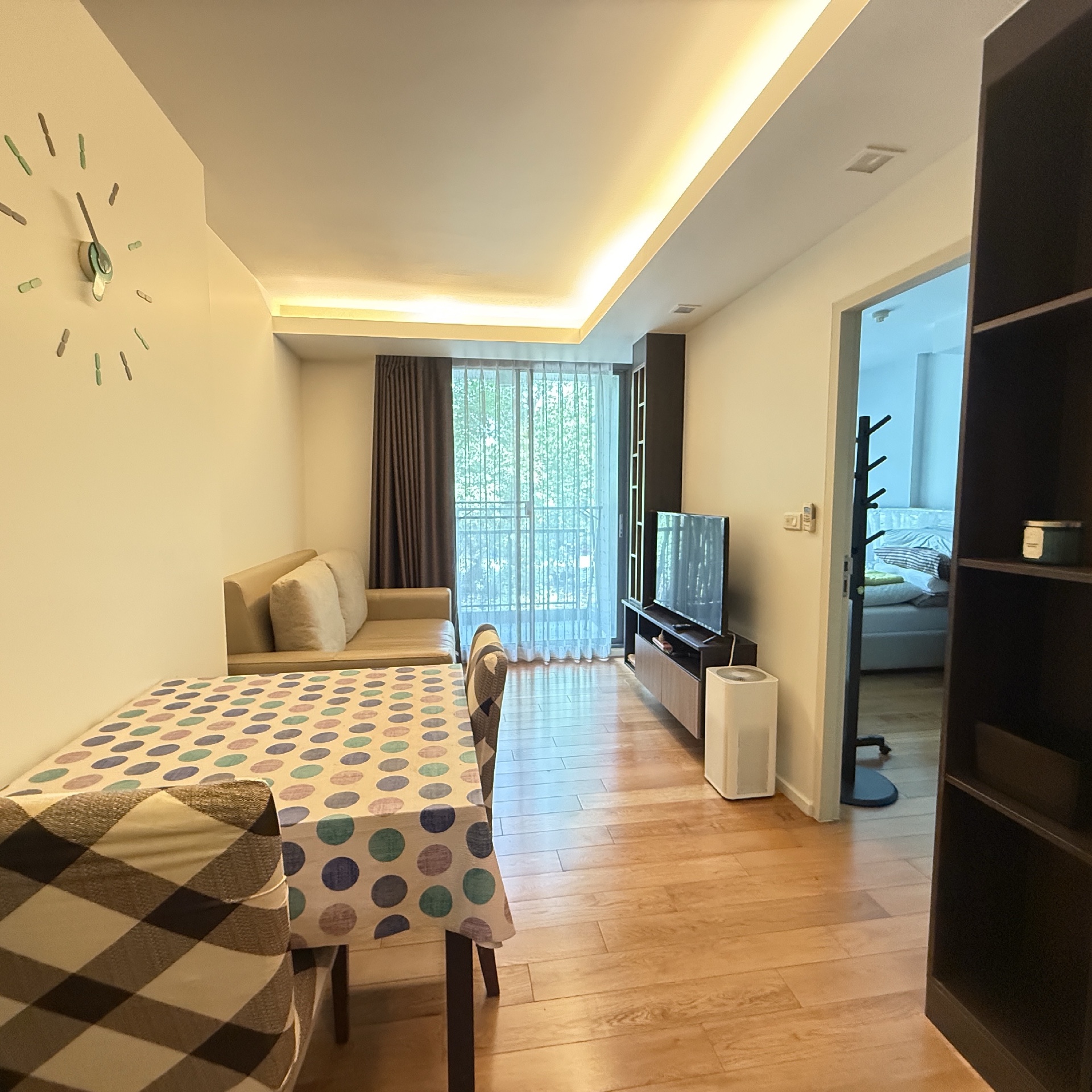 For RentCondoWitthayu, Chidlom, Langsuan, Ploenchit : For rent: Focus condo, Ploenchit, 1 bedroom, 2nd floor, 23,000 baht/month