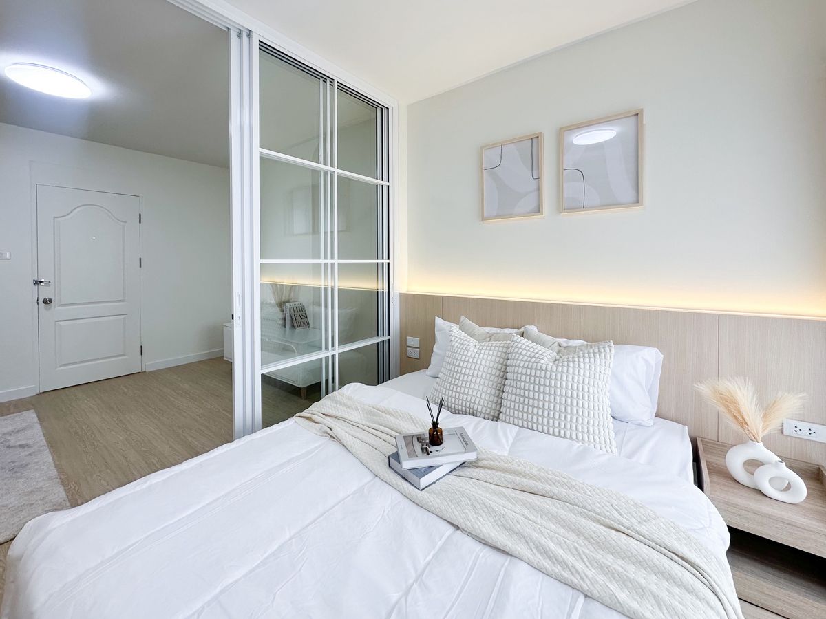 For SaleCondoPinklao, Charansanitwong : Condo for sale City Home Ratchada-Pinklao, beautiful built-in room with all new furniture