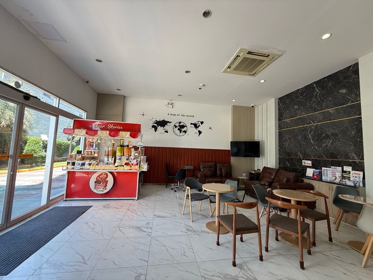 For RentCondoPattanakan, Srinakarin : Condo for rent Asgarn Place Srinakarin, the room on the 2nd floor, size 26.31 sqm, near Tesco Lotus Phatthanakan 10min walk to  BTS huamak