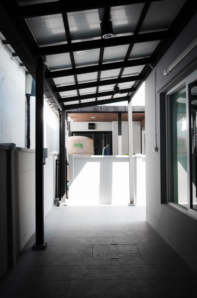 For RentSamut Prakan,Samrong : K-6179 For rent! Grand Pleno Mega Bangna semi-detached house, ready to move in, near Mega Bangna