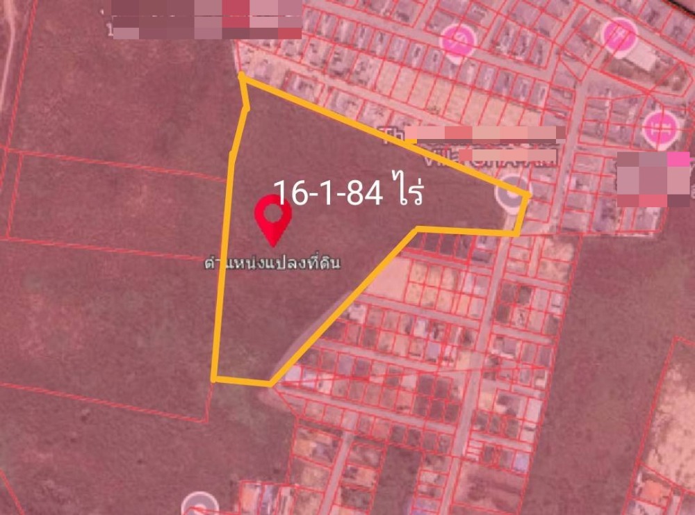 For SaleLandCha-am Phetchaburi : Land for sale in Cha-am, mountain view, area 16-1-84 rai, Phetkasem Road, Phetchaburi, near the sea